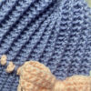 Bonnet à pompon et papillon au crochet – Image 11