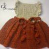Robe bicolore papillon au crochet – Image 9