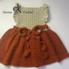 Robe bicolore papillon au crochet – Image 3