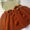Robe bicolore papillon au crochet