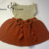 Robe bicolore papillon au crochet – Image 2