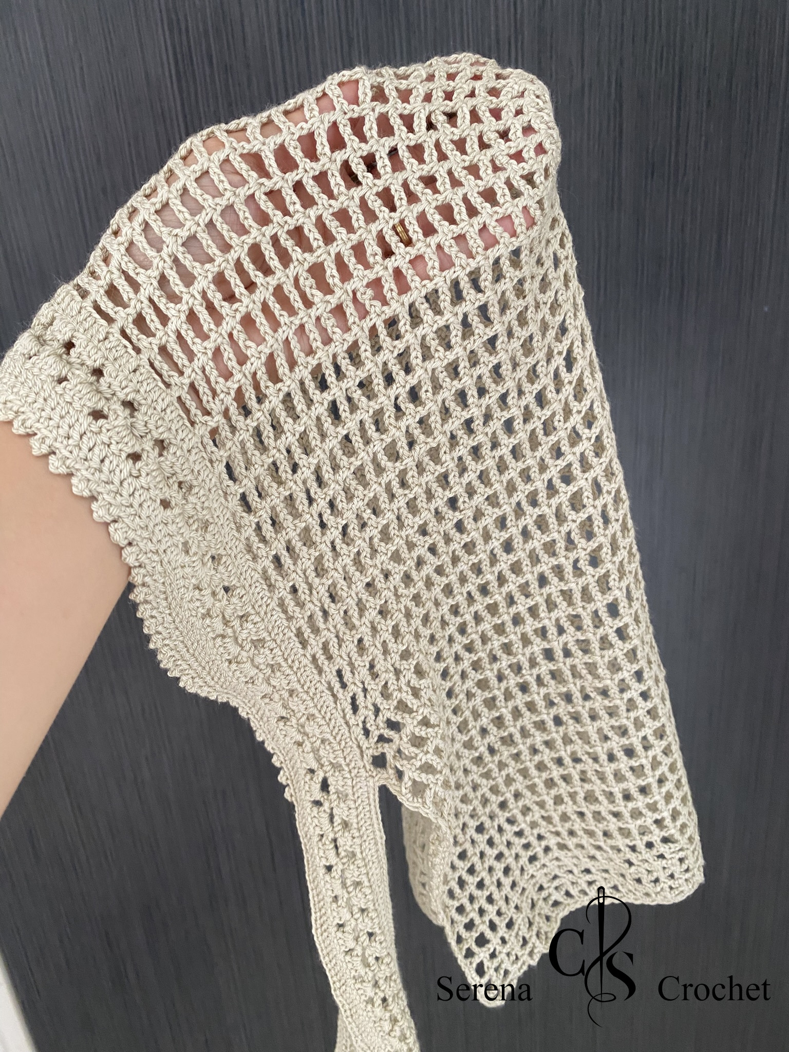 Bonnet foulard crochet – Modèle artisanal – Image 4