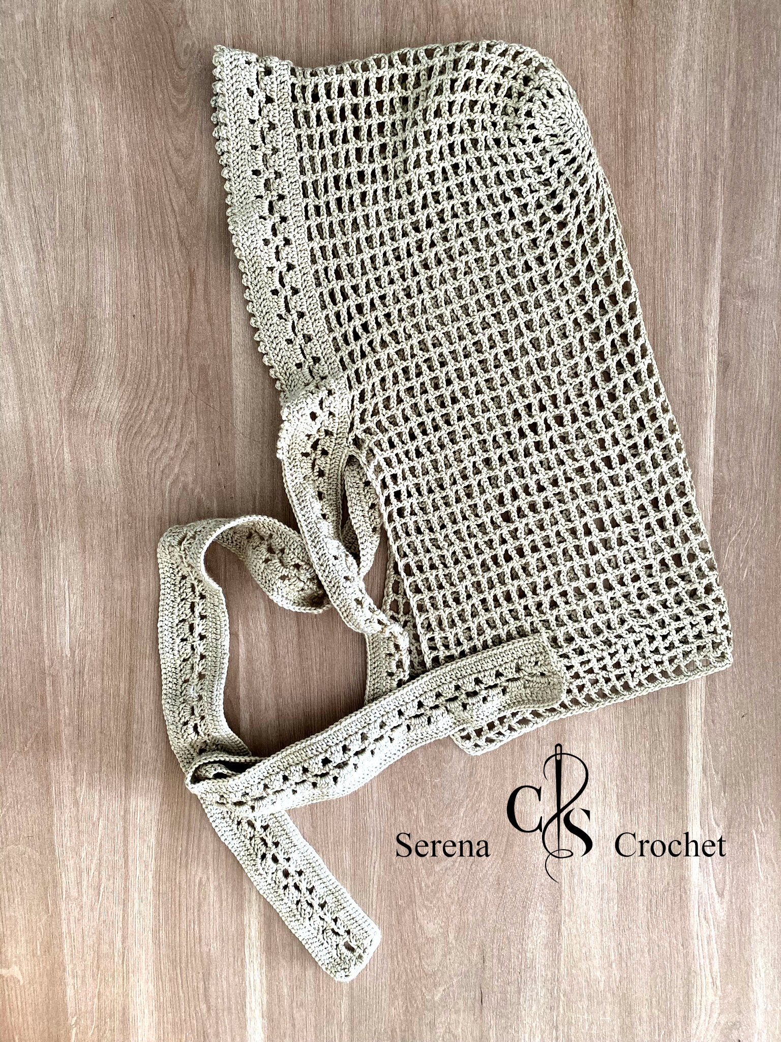 Bonnet foulard crochet – Modèle artisanal – Image 3