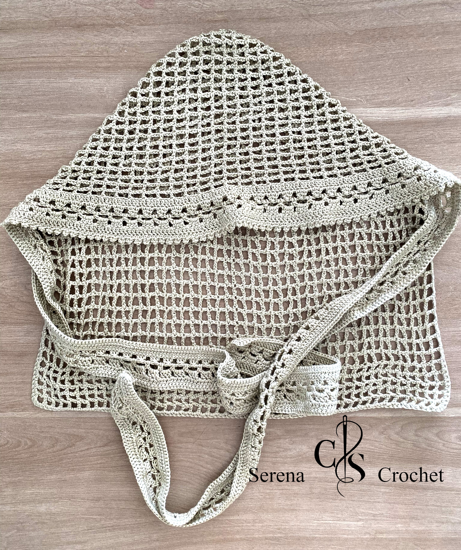 Bonnet foulard crochet – Modèle artisanal
